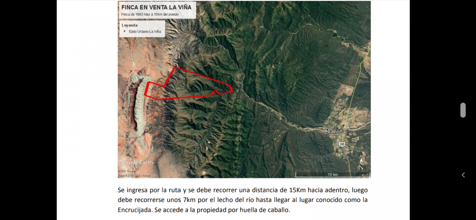 Importante Campo en venta en La Viña