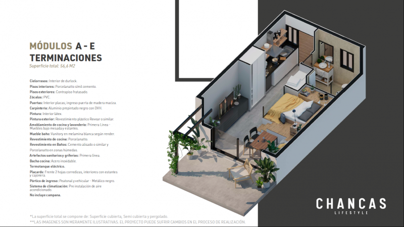CHANCAS LIFESTYLE VAQUEROS (LOFTS Y MONOAMBIENTES)