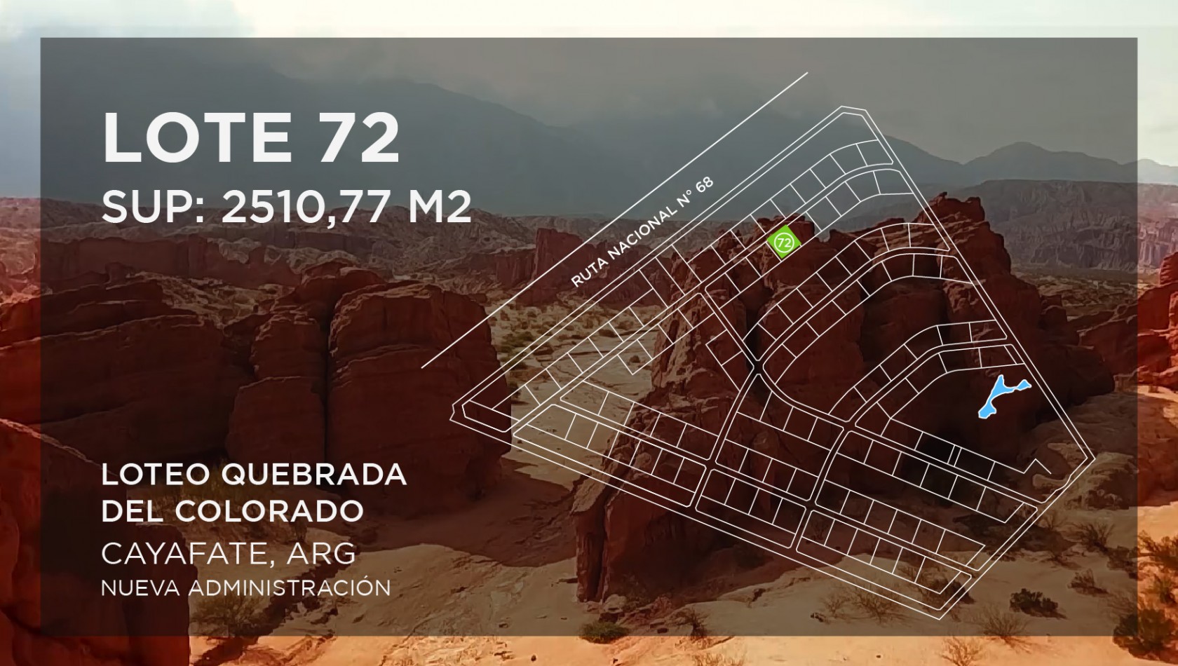 ¡Lote Exclusivo en Quebrada del Colorado, a Minutos de Cafayate! | Oportunidad de Inversion con Financiacion y Posesion Inmediata