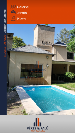 Casa en Alquiler Amoblada en San Lorenzo