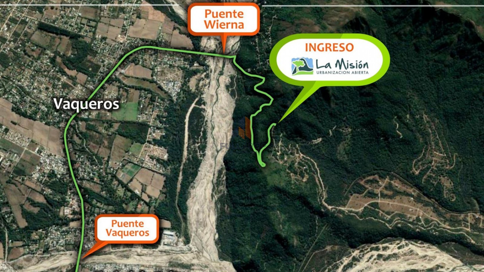 Terreno en venta en la Mision, Vaqueros, Salta.